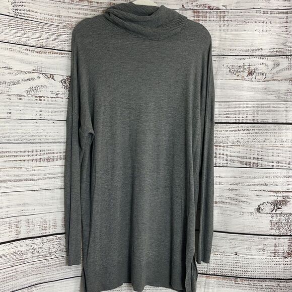 Caslon Sweater Womens plus size X1 cowl neck knit Heather Gray long sleeves New - Picture 5 of 9